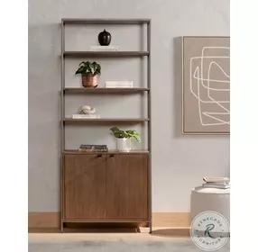 Trey Auburn Poplar Modular Wide Bookcase