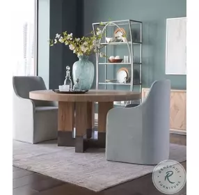 Verite Natural And Antiqued gunmetal Long TV Stand