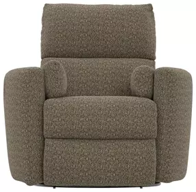 Barrett Stone Swivel Glider Recliner with Pillow