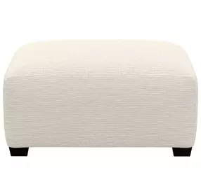 Barrett Natural Upholstered Square Cocktail Ottoman
