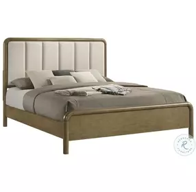 Amsbury Nutmeg Upholstered Panel Bedroom Set