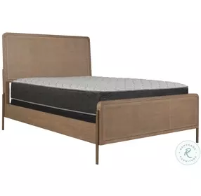 Arini Sand Wash Upholstered Panel Bedroom Set