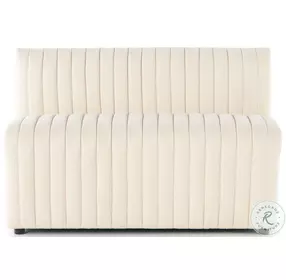 Augustine Capri Oatmeal Performance Fabric Dining Banquette Bench