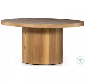 Hudson Natural Yukas Round Dining Room Set