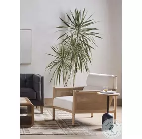 Kempsey Kerbey Ivory Performance Fabric Chair