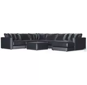 Remington Slate L Shape Sectional With RAF Chaise