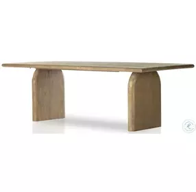 Sorrento Aged Drift Mindi 94" Dining Room Set