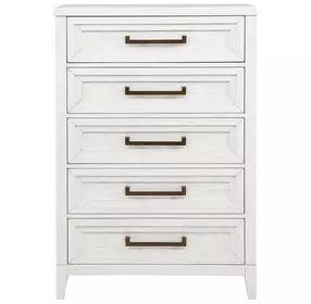 Marielle Distressed White Chest