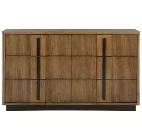 Terrace Ash Brown 6 Drawer Dresser