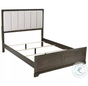 Gran Park Dark Cocoa Upholstered Panel Bedroom Set