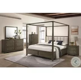 Gran Park Dark Cocoa 6 Drawer Dresser With Mirror