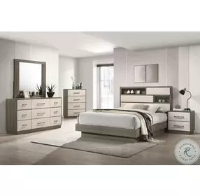 Fenwick Gray Oak Dresser Mirror