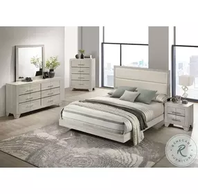 Trenton Rustic Cream 6 Drawer Dresser