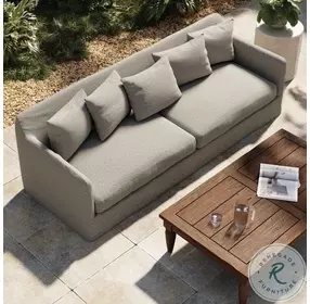 Dade Faye Ash Performance Fabric Outdoor Sofa
