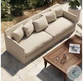 Dade Faye Sand Performance Fabric Outdoor Sofa