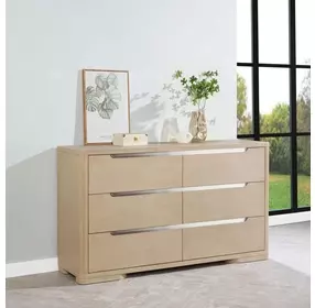Ladera Light Elm 6 Drawer Dresser