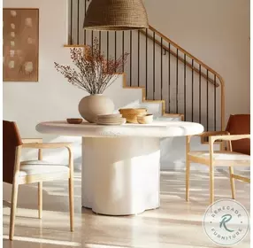 Grano Plaster Molded Concrete Dining Table