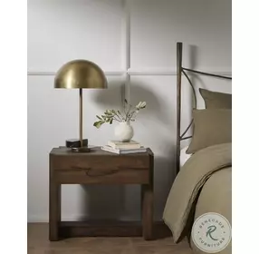 Perrin Rustic Fawn Nightstand