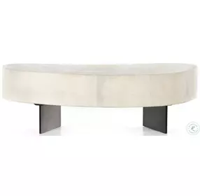 Avett Bleached Guanacaste Tall Coffee Table