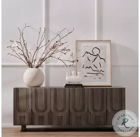Rivka Aged Grey Media Console
