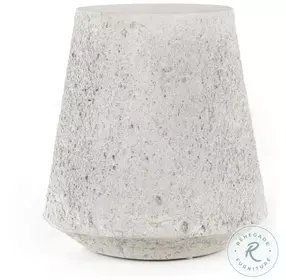 Otero Blanc White Outdoor Tapered End Table