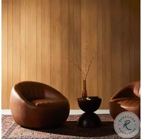 Audie Heirloom Sienna Leather Swivel Chair