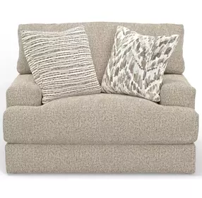 Brett Honey Chair and A Half with Cuddler Cushions