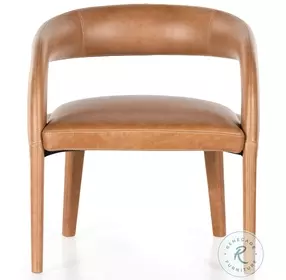 Hawkins Sonoma Butterscotch Leather Chair