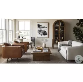 Lyla Kerbey Ivory Performance Fabric 86" Sofa