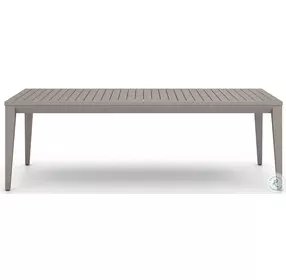 Sherwood Washed Grey Outdoor 94" Dining Table