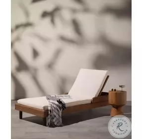 Jovie Natural Teak Outdoor End Table