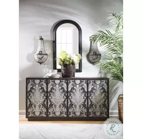 Signature Designs Rich Mocha Brown And Nature Venerato TV Stand