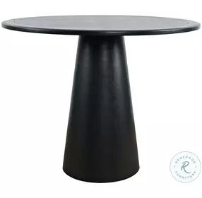 Nash Black 45" Round Counter Height Dining Room Set