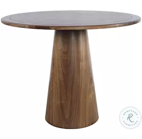 Nash Walnut 45" Round Counter Height Dining Room Set