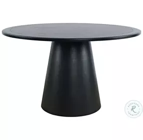 Nash Black 50" Round Dining Room Set