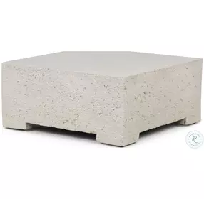 Otero Blanc White Outdoor Small Occasional Table Set