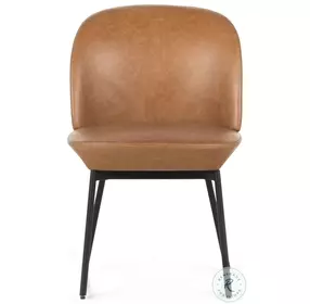 Imani Sonoma Butterscotch Leather Dining Chair