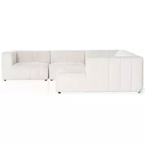 Langham Fayette Cloud Channeled 6 Piece RAF Chaise Sectional