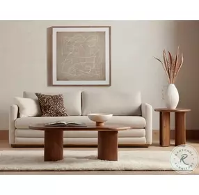 Paden Seasoned Brown Acacia End Table