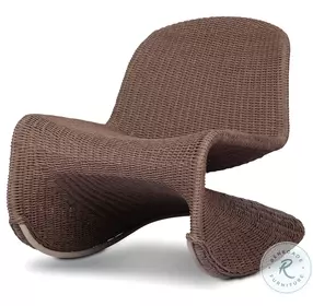 Portia Tanned Weave Outdoor Rocking Chair