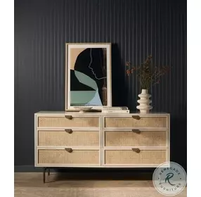 Luella Matte Alabaster 6 Drawer Dresser
