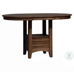 Sonoma Hills Antique Honey Drop Leaf Extendable Pub Table Set