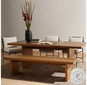 Eaton Amber Oak Resin Dining Table