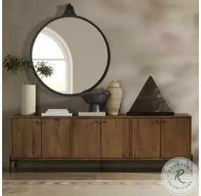 Eaton Amber Oak Resin Media Console