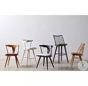 Lewis Black Oak Counter Height Stool