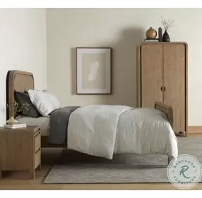 Everson Scrubbed Teak Cabinet