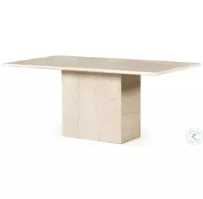 Arum Cream Marble Dining Room Set