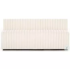 Augustine Capri Oatmeal Performance Fabric 72" Dining Bench