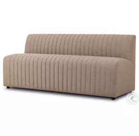 Augustine Crypton Nomad Taupe Performance Fabric 72" Dining Banquette