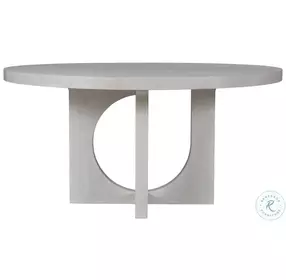 Signature Designs Misty White Gray Apostrophe Round Dining Room Set